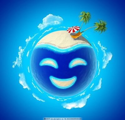 卡通創(chuàng)意地球素材 環(huán)保主題中的樂觀與活力